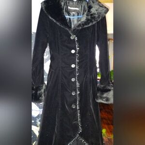 Dracula clothing velvet coat